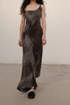 MUTEDANCE dark gray silk dress MD21FW64 PM6